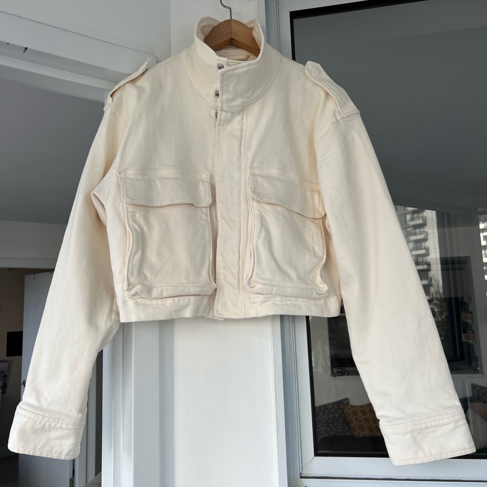 TNA cargo cropped jacket - small